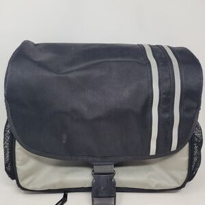 TRANS IT Bicycle 14" Pannier Messenger Bag Bar Hooks Water Resistant Reflective